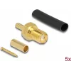 RP-SMA lizdas užspaudimui RG-174 / RG-316 DeLOCK 90044