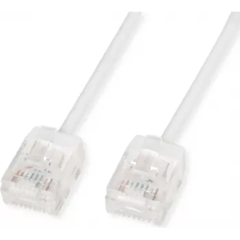 ROLINE UTP komutacinis kabelis Cat.6A itin trumpas RJ45 baltas 3m - Tinklo - UTP (21.15.4473)