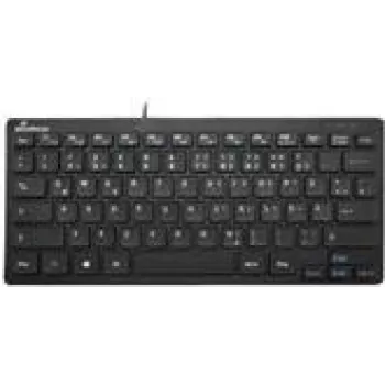 Klaviatūra MediaRange MROS112 Office USB QWERTZ vokiečių šveicarų juoda