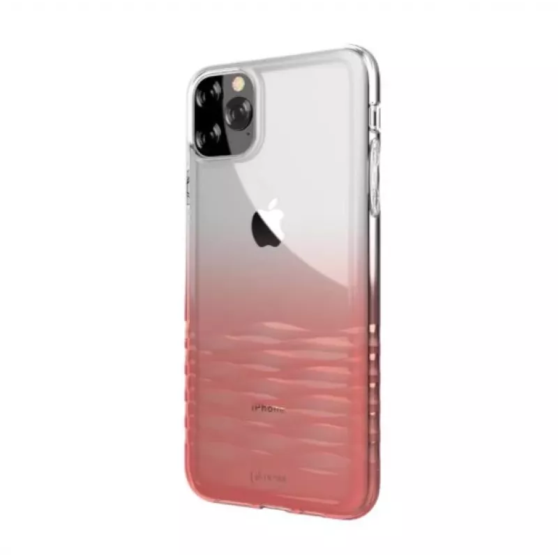 Apsauginis telefono dėklas Devia Ocean serijos, skirtas iPhone 11 Pro Max — laipsniškas raudonos apdaila