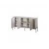 Komoda cama meble VERA 150x40x80 cm, kašmyro matinis, medžio drožlių plokštė, 16 mm korpusas