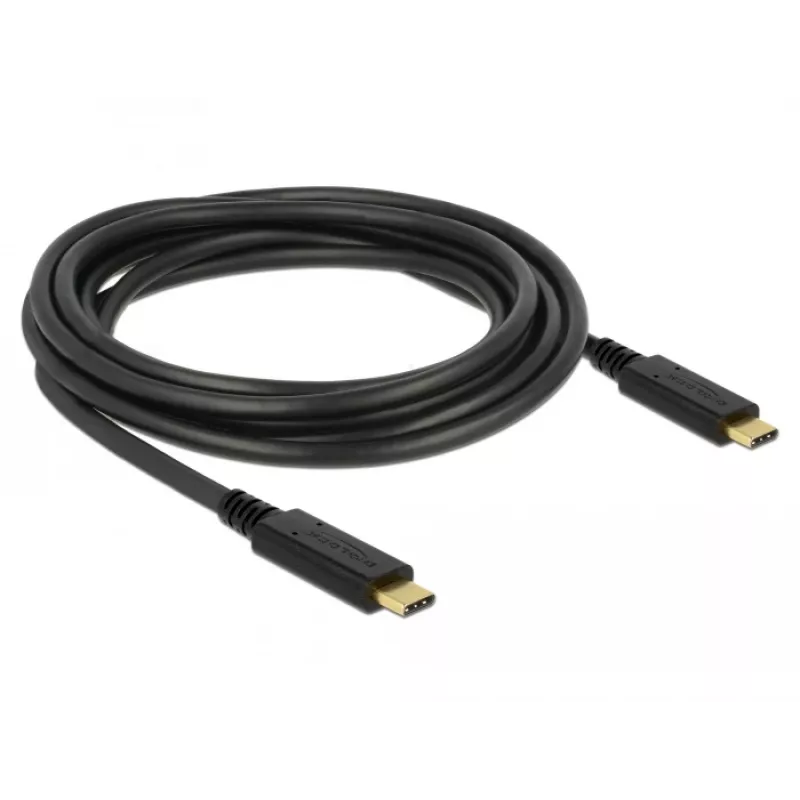 USB laidas DeLOCK 83325 USB 2.0 3 m USB C juodas