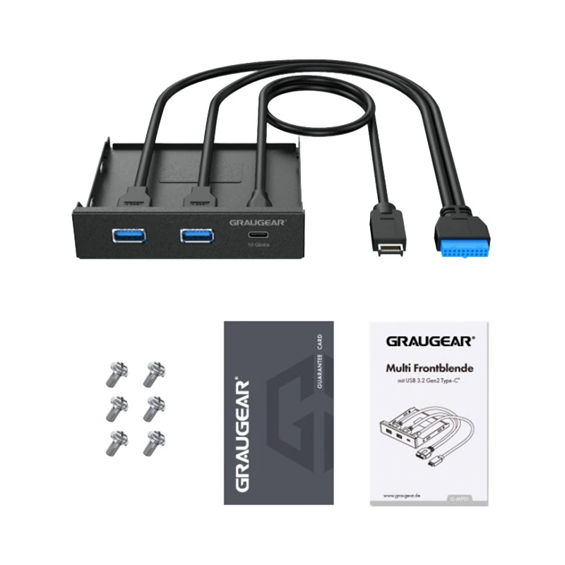 Vidinės sąsajos kortelė / adapteris GRAUGEAR G-MP01 Juoda 102x102x25mm