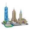 3D dėlionė CubicFun New York City City Line, 123 dalys, 370×420 mm, amžius 8+