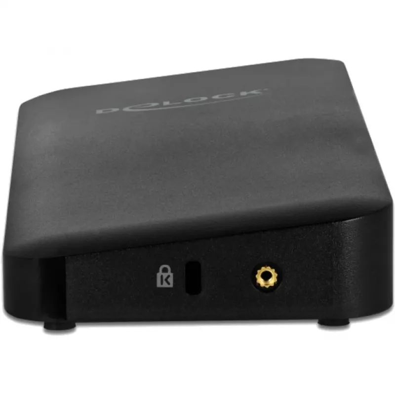 Delock USB-C DP 1,4 dokų stotelė 4K - dokų stotelė - USB-C 3,2 Gen 2 - HDMI, DP - 1GbE - 85 W (87746)
