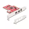 DeLOCK 90738 PCIe FireWire adapteris, vidinis IEEE 1394, raudonas