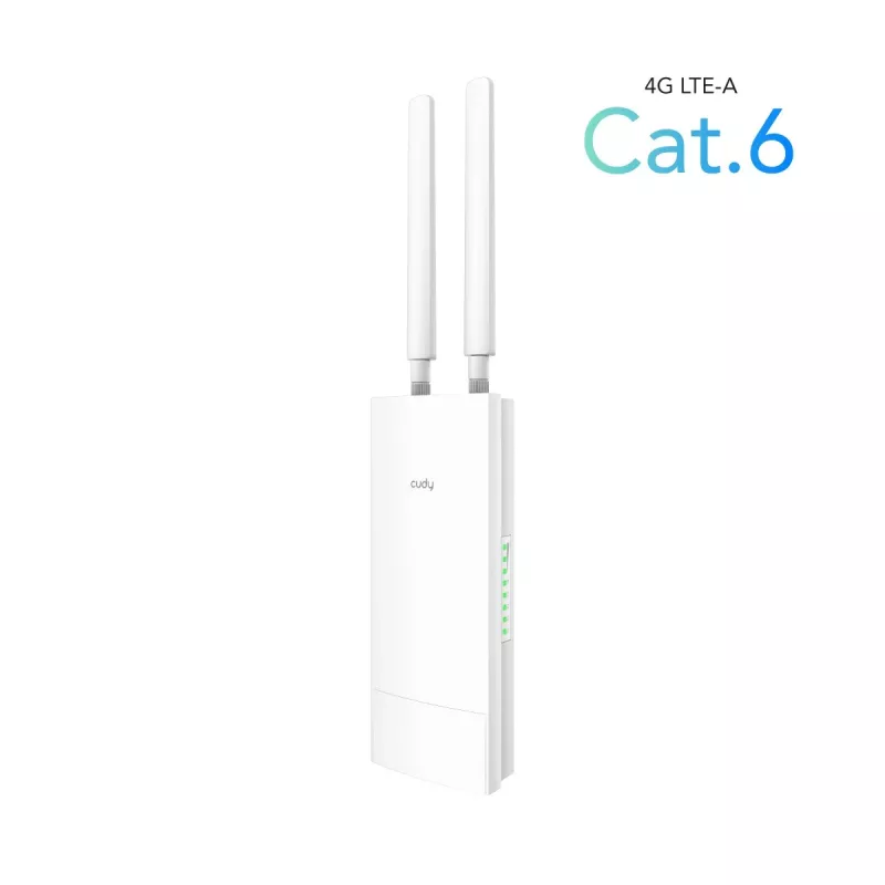 Cudy LT700 belaidis maršrutizatorius Gigabit Ethernet dviejų juostų (2,4 GHz / 5 GHz) 4G baltas