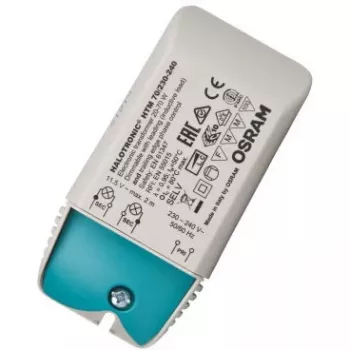 Osram HTM 150/230…240 - elektroninis apšvietimo transformatorius - turkio - balta - 230 - 240 V - II - 15,3 cm - 54 mm