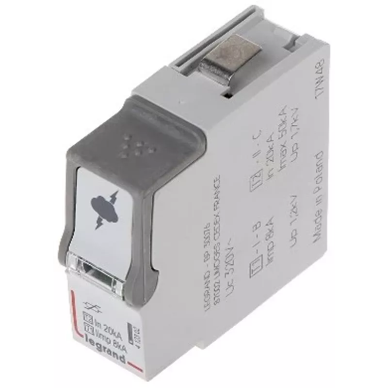 Viršįtampių ribotuvas Legrand B+C 8 kA 320 V, modelis 412302