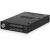 ICY DOCK - ToughArmor - MB834MK-B V2 - 2x M.2 NVMe į 1x 3,5 colio skyriaus mobilųjį rėmelį su metaliniu raktiniu užraktu SlimSAS 4i juoda