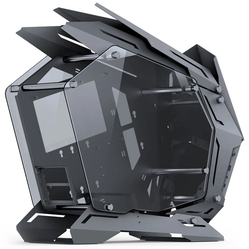 Jonsbo MOD3 Mini Micro-ATX bokšto vitrina, grūdintas stiklas - pilka - bokštas