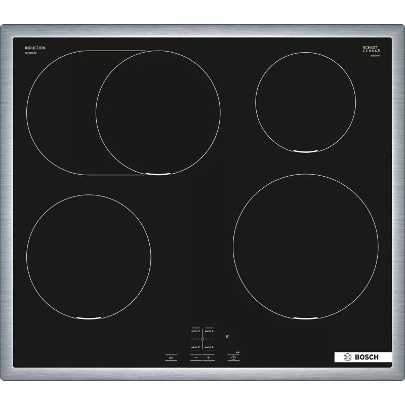 Bosch HEG578BB4 + NIF645CB5E virimo prietaisų rinkinys Zoninė indukcinė kaitlentė Elektrinė