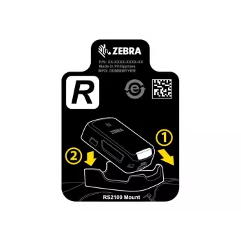 Zebra SG-RS2X-HMTRA-01 laikiklis Pasyvus laikiklis Brūkšninių kodų skaitytuvas Juoda