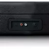 Pavarų diržu varomas patefonas Lenco TT-115 Black — nešiojamas lagamininis grotuvas, Bluetooth 5.0, USB įrašymas, 33/45/78 aps./min.