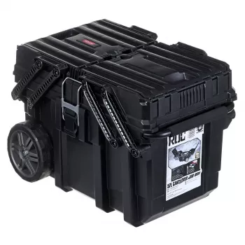 Įrankių dėžė KETER CANTILEVER Job Box (17203037/238270) su ratukais Juoda