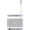 Goobay USB-C™ daugiafunkcis adapteris – viskas viename – aliuminis – sidabrinis (62113)