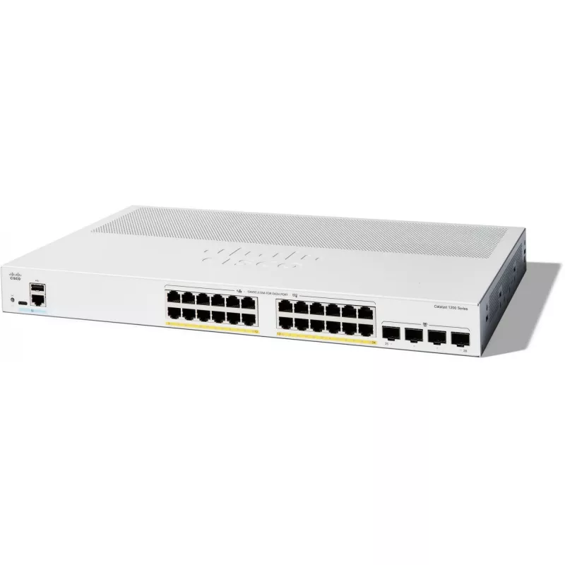 CISCO Catalyst 1200 24 prievadų GE PoE 4x1G SFP