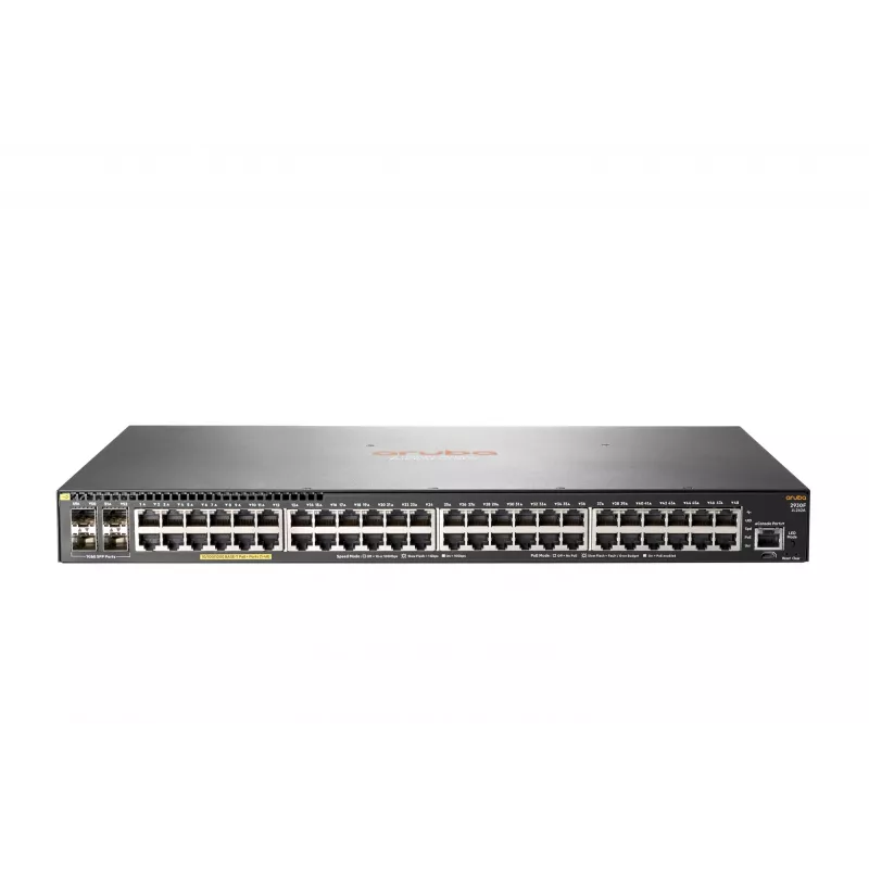 HPE Aruba 2930F 48G PoE+ 4SFP jungiklis yra HPE produktas iš mūsų tinklo jungiklių asortimento. Pagrindiniai bruožai: „Power over Ethernet“ (PoE) tipas – PoE+, 48 prievadai, 4 SFP prievadai.