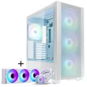 PHANTEKS XT Pro Ultra grūdinto stiklo langai, D-RGB + Glacier One 360M25 Gen2 DRGB, 360mm, rinkinys – balta