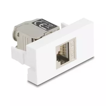 Tinklo RJ45 modulis DELOCK 90904 Cat.6A su LED, skirtas Keystone skydams ir pataisų skydams