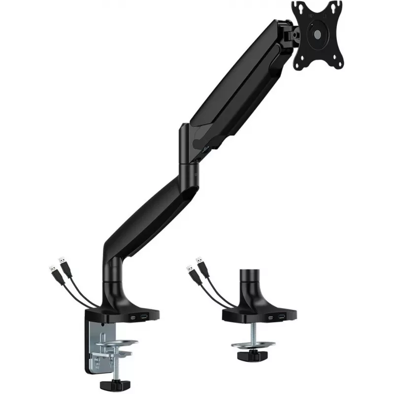 Stalinis monitoriaus laikiklis Spacetronik SPA-S110B, skirtas 17”–45” ekranams, vienos svirties, suderinamas su VESA
