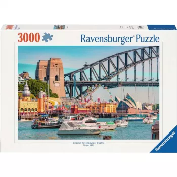 Dėlionė Ravensburger Secret Sydney 3000 dalių – panoraminis miesto vaizdas 3000 vnt.