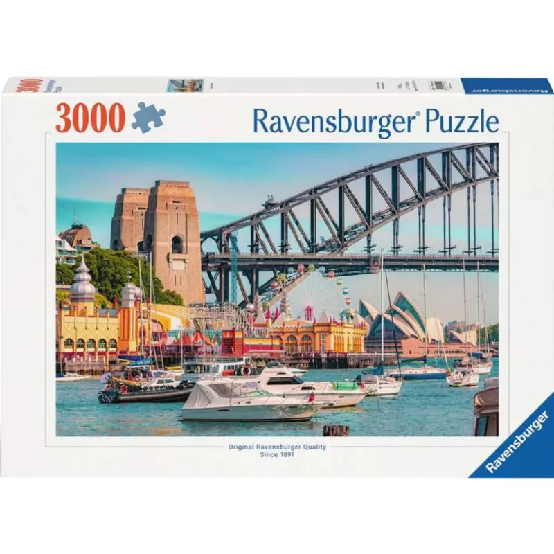 Dėlionė Ravensburger Secret Sydney 3000 dalių – panoraminis miesto vaizdas 3000 vnt.