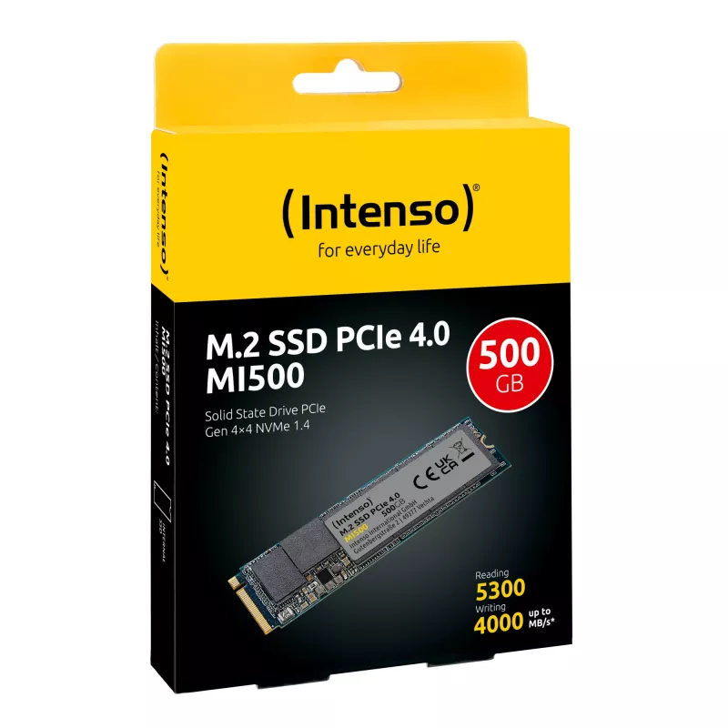 SSD diskas Intenso M.2 500GB MI500 NVMe PCIe 4.0 x4