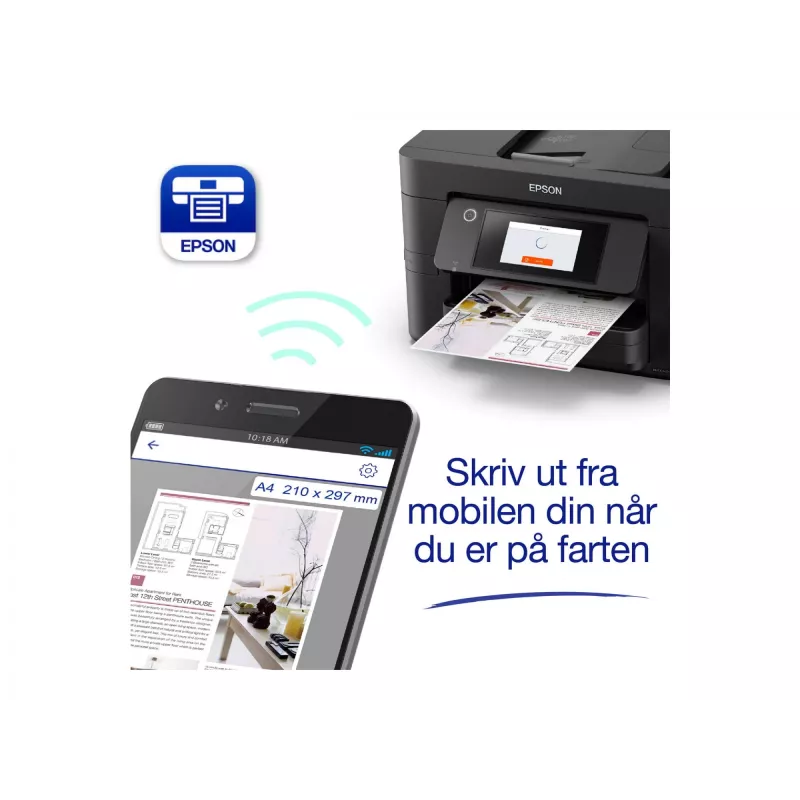 Epson WorkForce Pro WF-4825DWF rašalinis spausdintuvas A4 4800 x 2400 DPI 25 ppm Wi-Fi