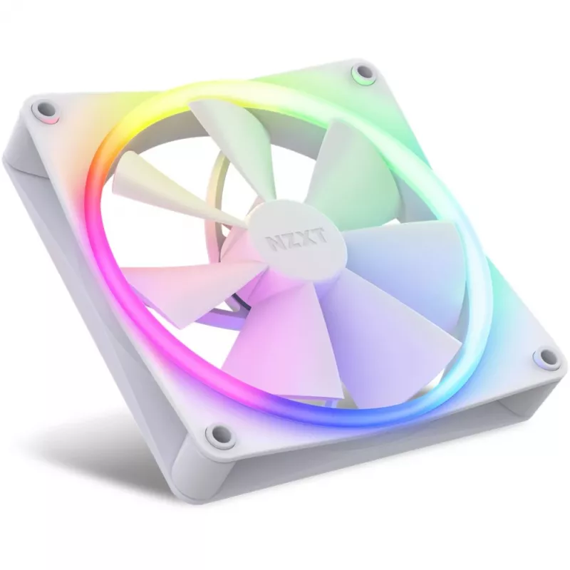 NZXT F140 RGB 140 mm dviguba pakuotė, balta