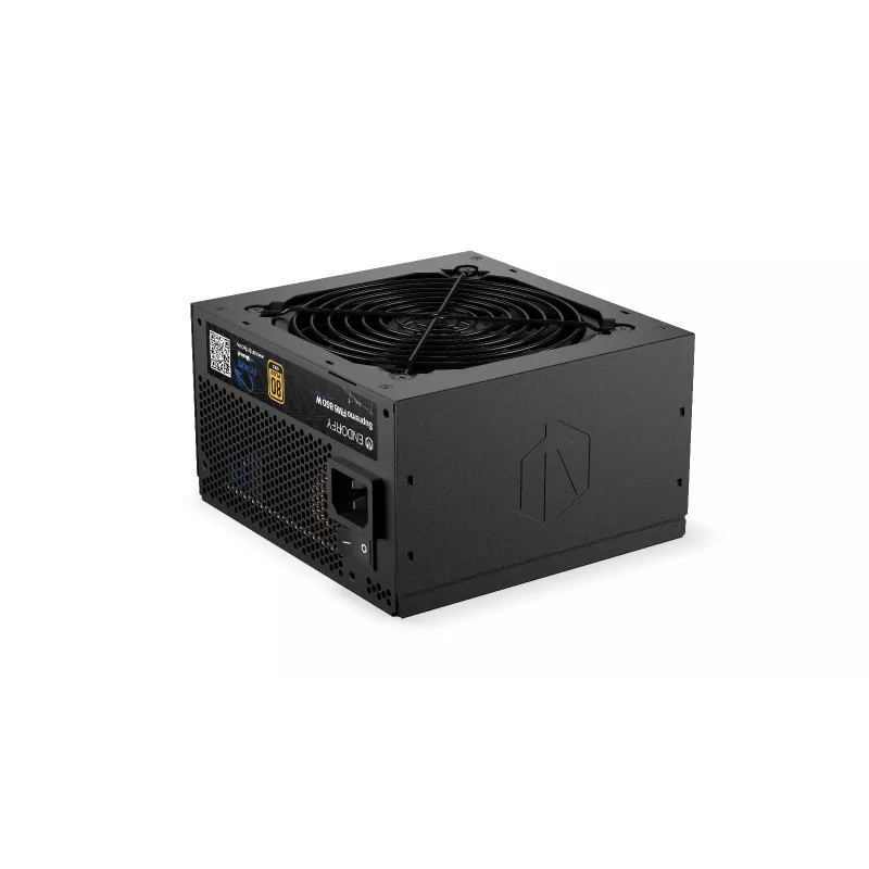 Maitinimo blokas ENDORFY Supremo FM6 850 W, 24 kontaktų ATX, visiškai modulinis, 80 PLUS Gold, 120 mm ventiliatorius, juodas