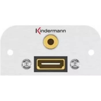 Kištukinis lizdas HDMI + 3,5 mm Kindermann 7441000589