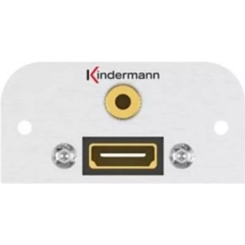 Kištukinis lizdas HDMI + 3,5 mm Kindermann 7441000589