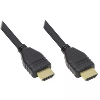 Good Connections GC-M0138 - 2 m - HDMI A tipo (standartinė) - HDMI A tipo (standartinė) - 4096 x 2160 pikselių - 18 Gbit/s - juoda