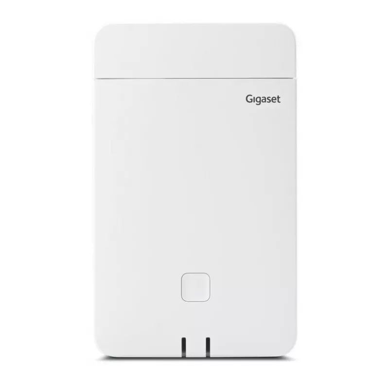 DECT bazinė stotis Gigaset N770 IP Pro — 120 kanalų, HTTPS/SIPS/SRTP/SSL/TLS, patalpoje 50 m, lauke 300 m, balta