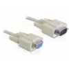„DeLOCK RS-232“ nuoseklusis laidas 1 m smėlio spalvos DB-9 82984