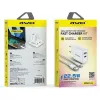 Awei tinklo įkroviklis PD81T-EU 22.5W su USB kabeliu ir USB-C, baltas, GaN