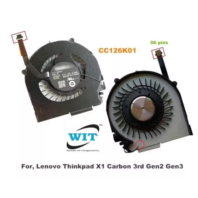 00HN743 Lenovo ventiliatorius X1 Carbon 3rd