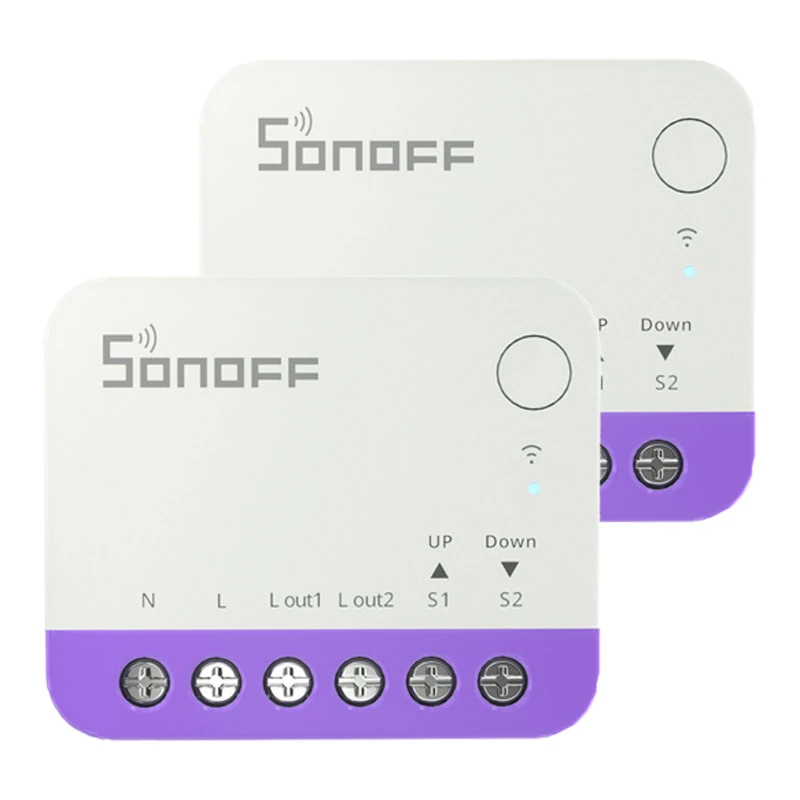 Rolėtų jungiklis Sonoff MINI-RBS WiFi 2 vnt. – Sonoff MINI-RBS 2 vnt. pakuotė roletų valdiklis
