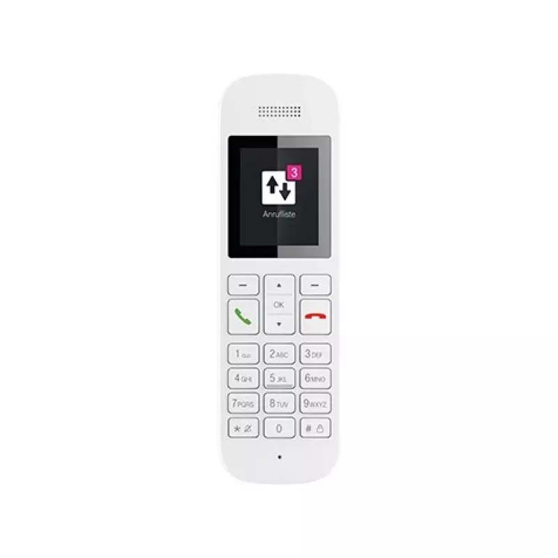 Telekom Sinus A12 analoginis/DECT telefonas, baltas