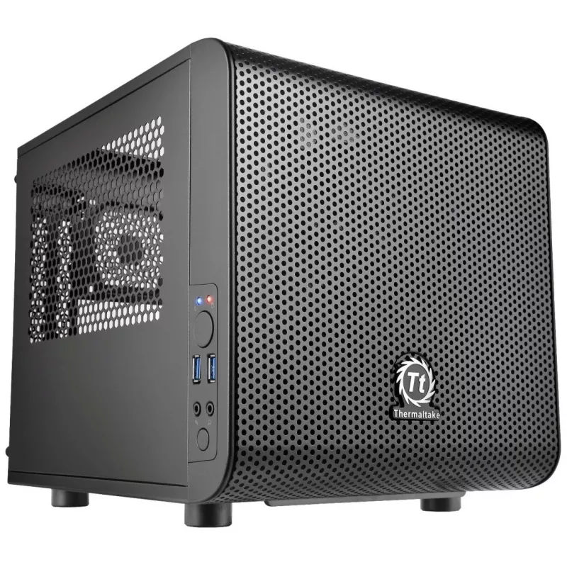 Thermaltake Core V1 Cube Juoda