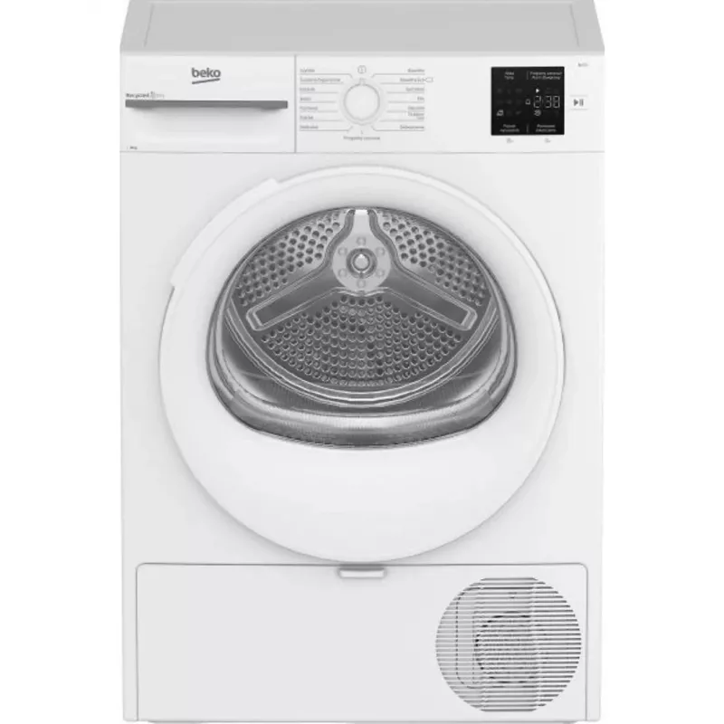 Beko BM3T3820W Laisvai pastatoma skalbyklė-džiovyklė 8 kg A++ Balta