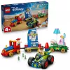 LEGO Disney Toy Story Šventinis traukinys ir RC automobilio rinkinys 43264 — 206 detalės, 4 minifigūrėlės, amžius 4+