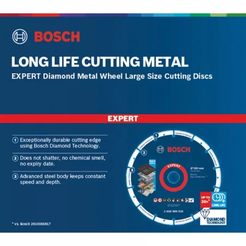 Bosch 2 608 900 535 sukamasis įrankis šlifavimo/šlifavimo reikmenys Ketaus, Metalas, Plastikas Pjovimo diskas