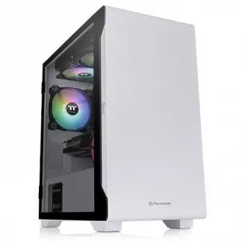 PC Case Thermaltake S100 Tempered Glass Snow Edition Micro Tower White