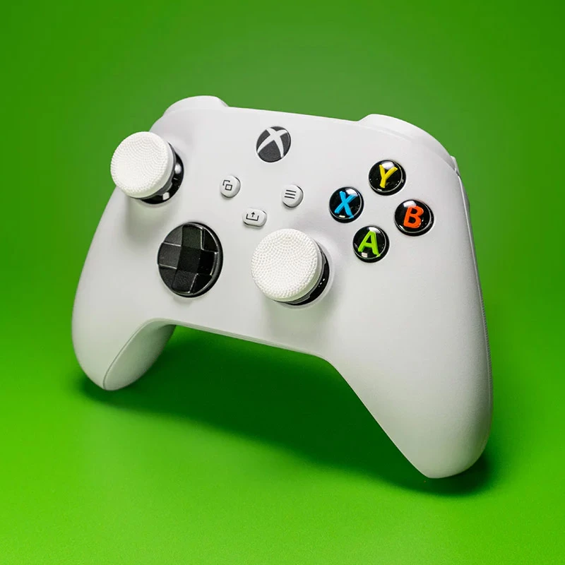 Žaidimų valdiklio nykščio pagalvėlės STEELSERIES KontrolFreek Sports Clutch White Juoda XBX didelio sukibimo našumas