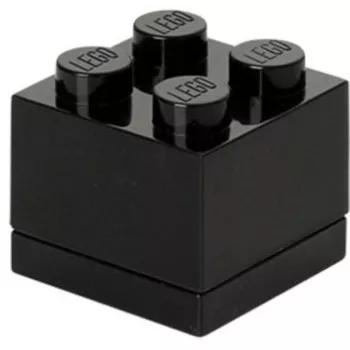 Lego Lunch Container Mini 4 Juoda 4011 (40111733)
