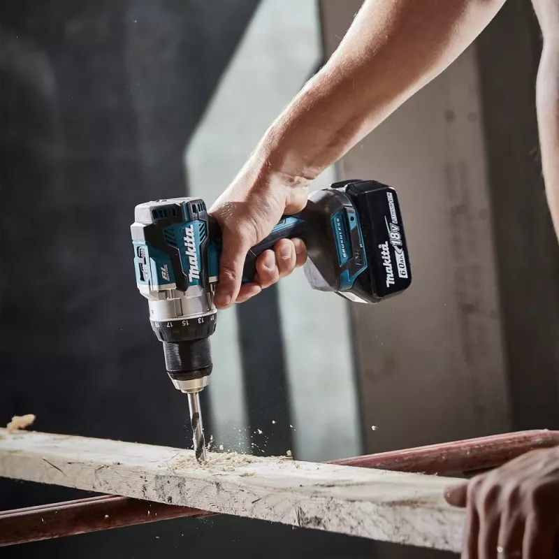 Makita DDF489RTJ atsuktuvas/impulsinis atsuktuvas 1800 RPM Juoda, Mėlyna, Plienas