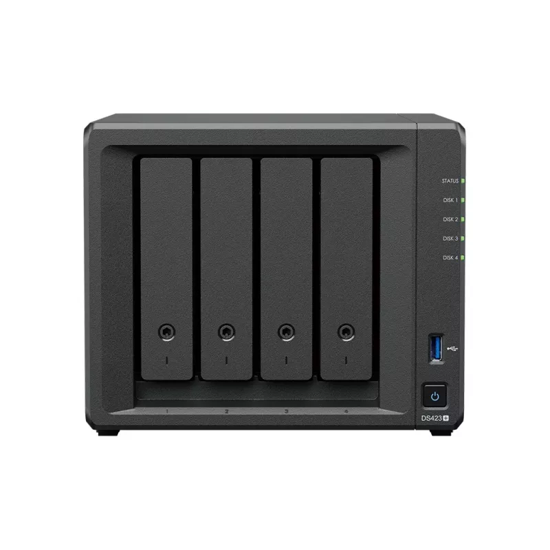 Synology DiskStation DS423+ 4-Bay NAS, Intel Celeron J4125, 2GB DDR4