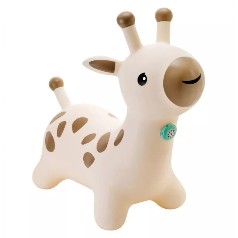 Guminis šokliukas B-kids Giraffe modelis 116315223 — minkštas, spalvingas kūdikių žaidimų šokliukas